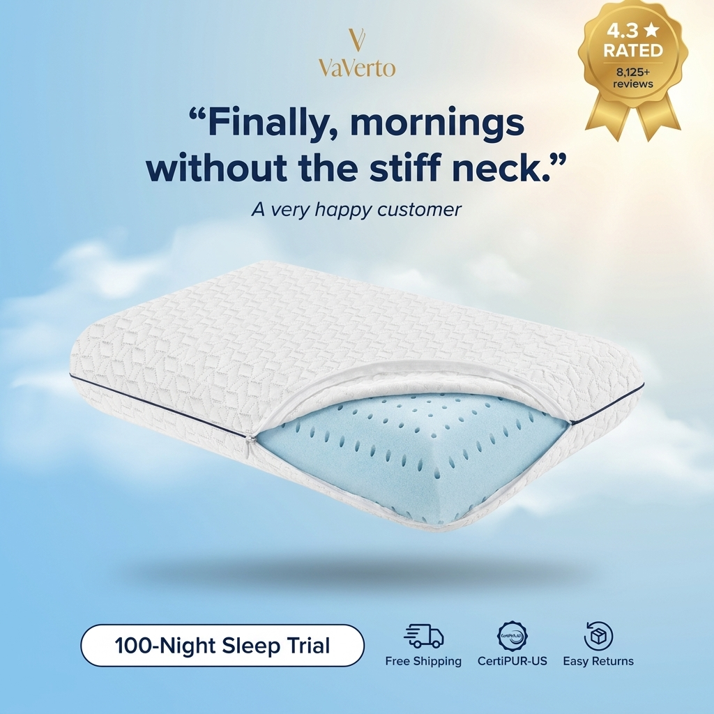 VaVerto® Cooling Gel Pillow