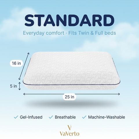 VaVerto® Cooling Gel Pillow