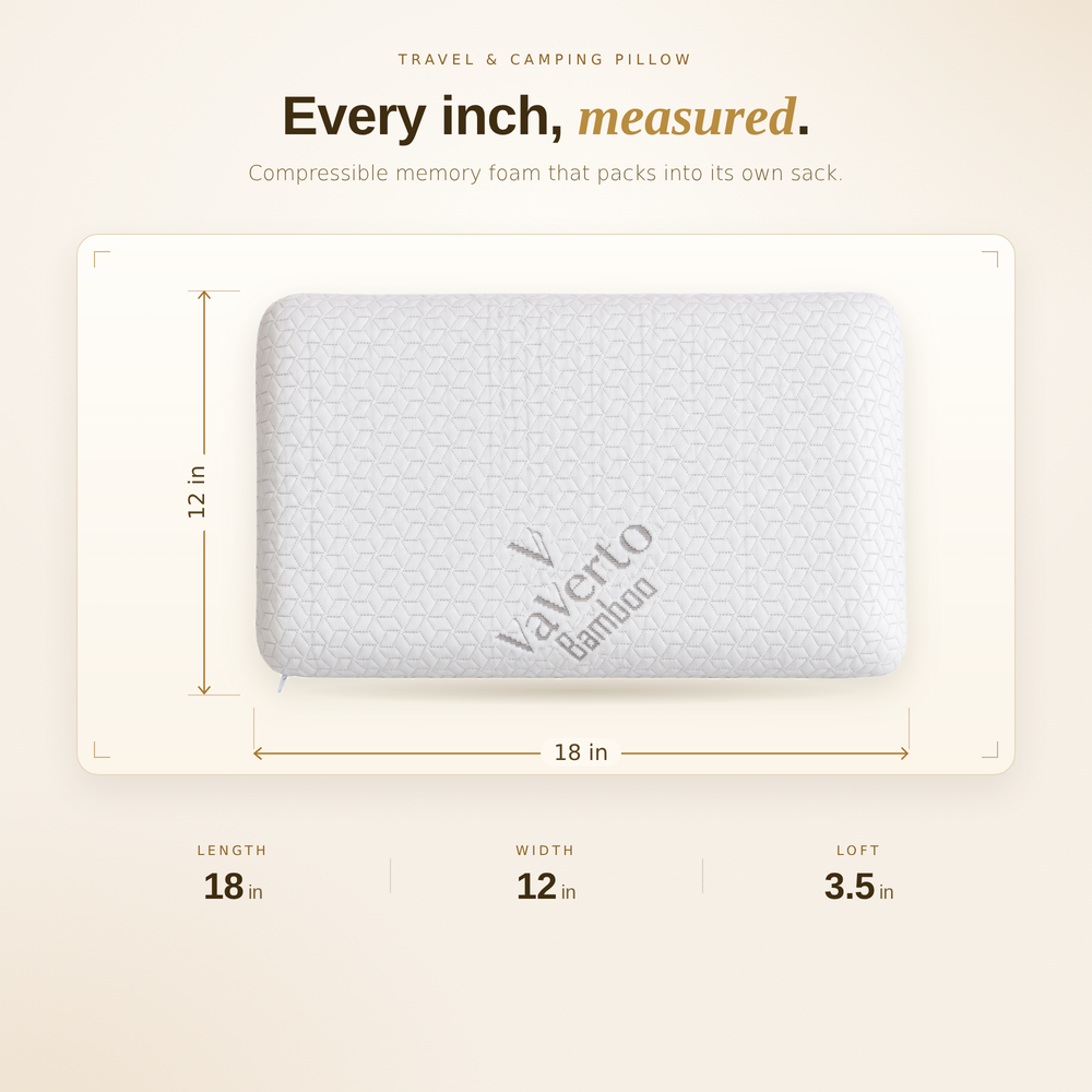 VaVerto® Camping & Travel Pillow