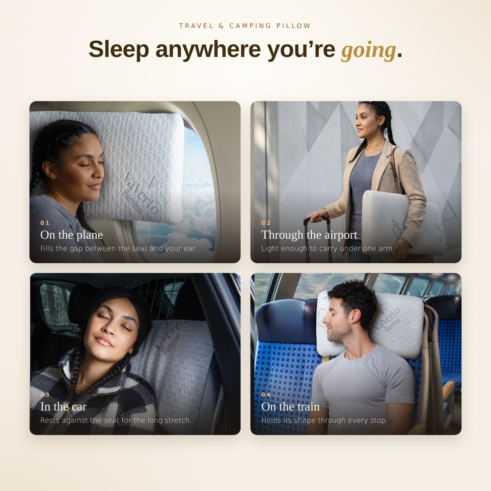 VaVerto® Camping & Travel Pillow