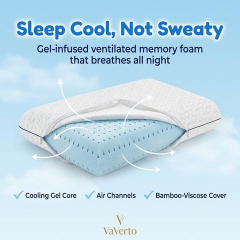 VaVerto® Cooling Gel Pillow