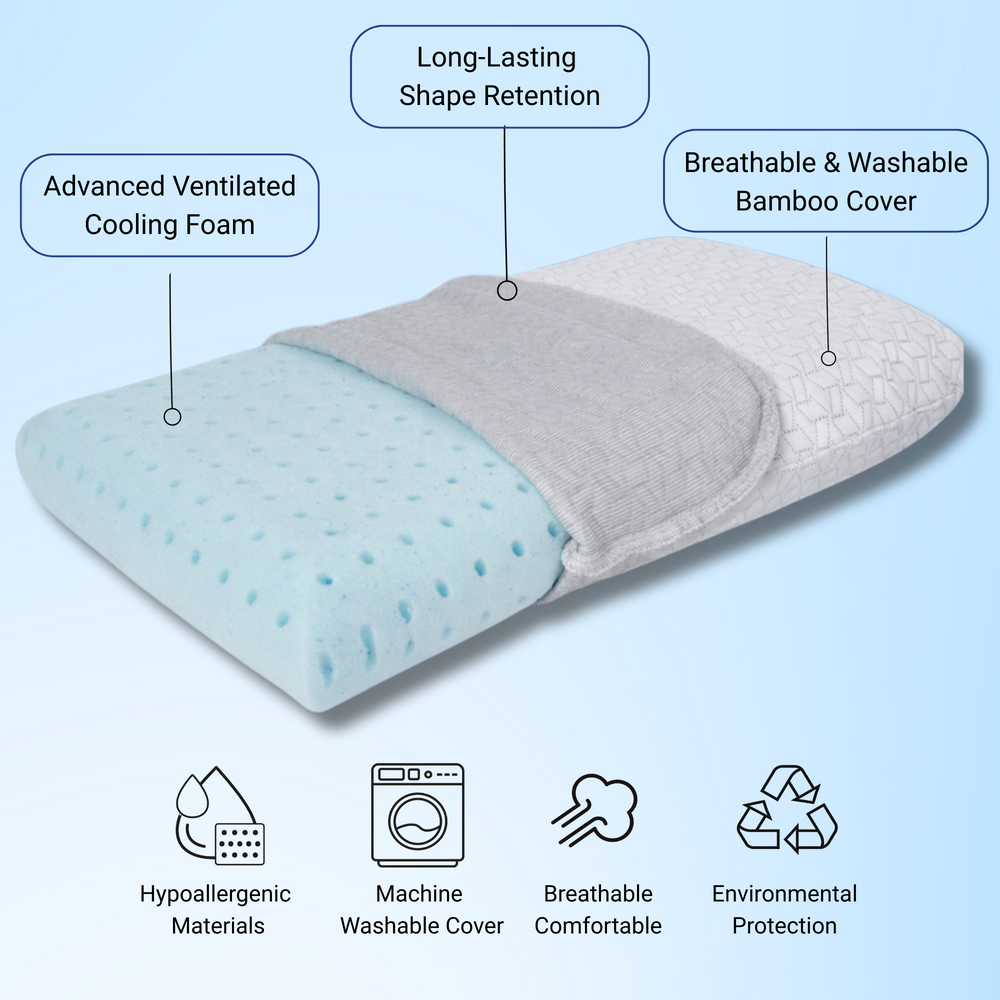 VaVerto® Camping Gel Pillow