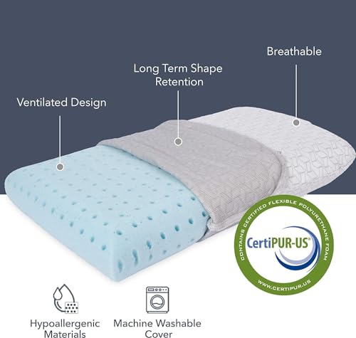 Medium firm memory foam pillow best sale