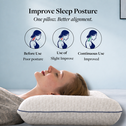 Vaverto Cooling Gel Memory Foam Pillow with Bamboo Viscose Cover - King Size